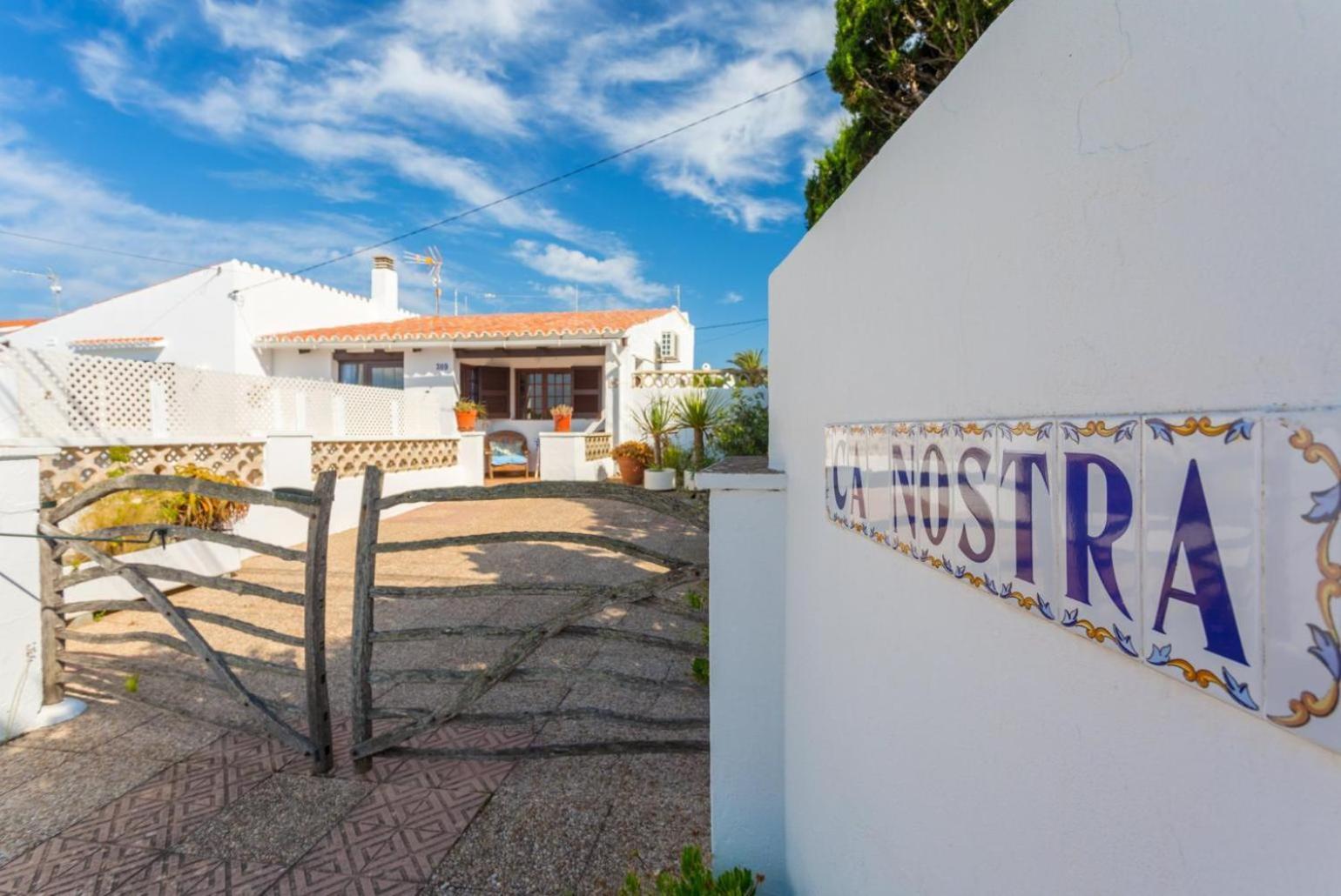 Villa Ca Nostra Cala En Porter  Luaran gambar
